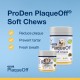 ProDen PlaqueOff 60 Soft Chew Sweets | 100% Natural Plaque, Tartar and Bad Breath Remover for Large Dogs | Works Systemically, Not by Abrasion or Chewing ProDen PlaqueOff 60 Soft Chew Sweets | 100% Natural Plaque, Tartar and Bad Breath Remover for Large Dogs | Works Systemically, Not by Abrasion or Chewing