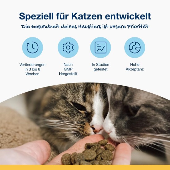 ProDen PlaqueOff Bites Cat Treats for Dental Care 60 g, Cat Snacks for Oral Hygiene, Cat Dental Care, Cat Treats with Salmon Flavour ProDen PlaqueOff Bites Cat Treats for Dental Care 60 g, Cat Snacks for Oral Hygiene, Cat Dental Care, Cat Treats with Salmon Flavour