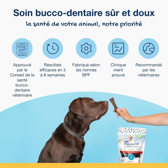 ProDen PlaqueOff Bones for Dogs Dental Care, for Medium and Large Dogs, Tartar Remover Dog, Dental Bones Against Plaque and Bad Breath Dog, Vegetables, Pack of 13 ProDen PlaqueOff Bones for Dogs Dental Care, for Medium and Large Dogs, Tartar Remover Dog, Dental Bones Against Plaque and Bad Breath Dog, Vegetables, Pack of 13