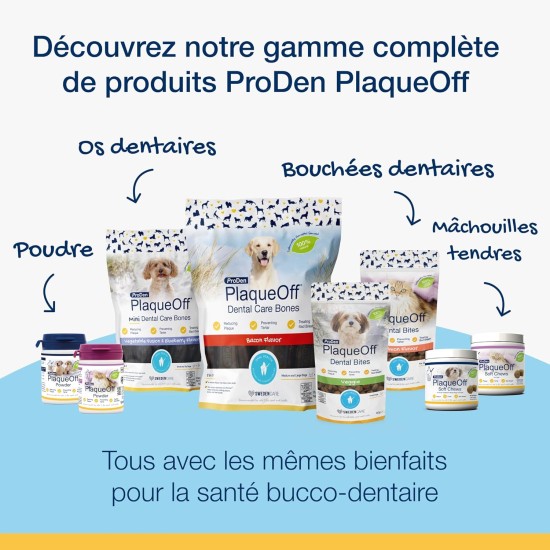 ProDen PlaqueOff Bones for Dogs Dental Care, for Medium and Large Dogs, Tartar Remover Dog, Dental Bones Against Plaque and Bad Breath Dog, Vegetables, Pack of 13 ProDen PlaqueOff Bones for Dogs Dental Care, for Medium and Large Dogs, Tartar Remover Dog, Dental Bones Against Plaque and Bad Breath Dog, Vegetables, Pack of 13
