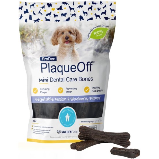 ProDen PlaqueOff Chew Bones for Dental Care Dog, Pack of 13 Bones Dental Sticks Dog for Medium and Large Dogs, Chew Sticks Dogs for Plaque and Fresh Breath, Toothsticks Chicken & Pumpkin ProDen PlaqueOff Chew Bones for Dental Care Dog, Pack of 13 Bones Dental Sticks Dog for Medium and Large Dogs, Chew Sticks Dogs for Plaque and Fresh Breath, Toothsticks Chicken & Pumpkin