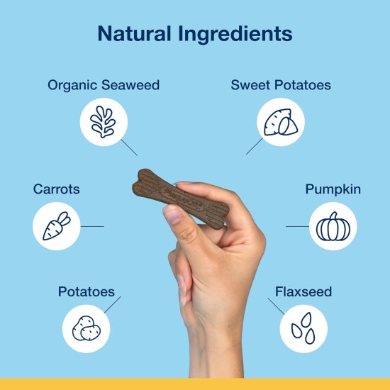 ProDen PlaqueOff Powder for Dogs & Cats, Tartar & Oral Odour Remover with 100% Natural Plaque Remover (60g Powder with Mini Bone with Peanut Butter - Bundle) ProDen PlaqueOff Powder for Dogs & Cats, Tartar & Oral Odour Remover with 100% Natural Plaque Remover (60g Powder with Mini Bone with Peanut Butter - Bundle)