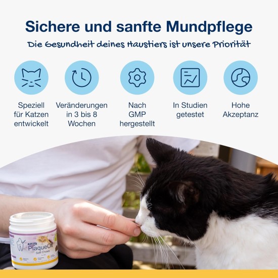 ProDen PlaqueOff Soft Chews, Tin of 120 Treats, Cat Dental Care Snacks, Natural Dental Care Cats, Bad Breath and Tartar Removal, Plaque Remover ProDen PlaqueOff Soft Chews, Tin of 120 Treats, Cat Dental Care Snacks, Natural Dental Care Cats, Bad Breath and Tartar Removal, Plaque Remover
