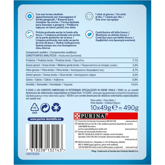 Purina Dentalife Daily Oral Care Small, Snack for Small Dogs, Mini, 2 Packs of 30 Sticks, 60 Sticks Purina Dentalife Daily Oral Care Small, Snack for Small Dogs, Mini, 2 Packs of 30 Sticks, 60 Sticks