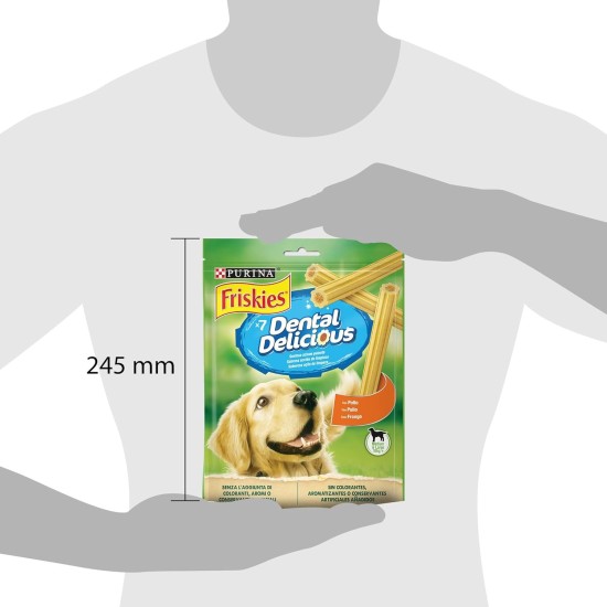 Purina Friskies Dental Delicious Snack Dog Chicken - 6 Packs of 200g Purina Friskies Dental Delicious Snack Dog Chicken - 6 Packs of 200g