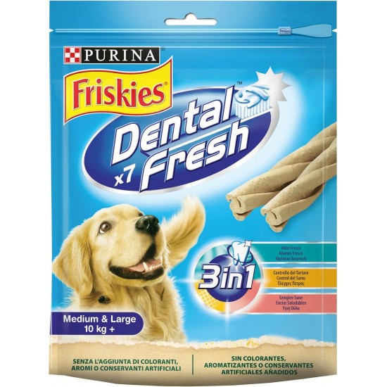 Purina Friskies Dental Fresh - Bad Breath for Medium and Large Dogs - 6 x 180g Bags Purina Friskies Dental Fresh - Bad Breath for Medium and Large Dogs - 6 x 180g Bags