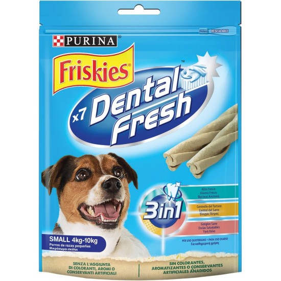 Purina Friskies Dental Fresh - Bad Breath for Medium and Large Dogs - 6 x 180g Bags Purina Friskies Dental Fresh - Bad Breath for Medium and Large Dogs - 6 x 180g Bags