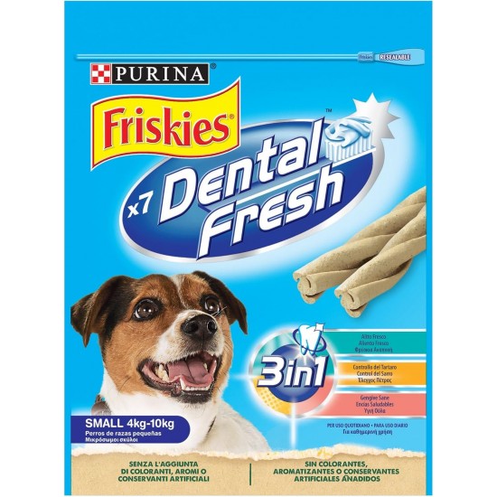 Purina Friskies Dental Fresh - Bad Breath for Medium and Large Dogs - 6 x 180g Bags Purina Friskies Dental Fresh - Bad Breath for Medium and Large Dogs - 6 x 180g Bags