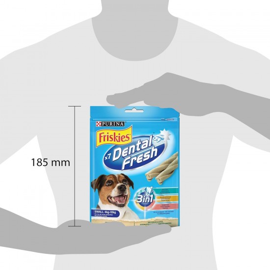 Purina Friskies Dental Fresh - Bad Breath for Medium and Large Dogs - 6 x 180g Bags Purina Friskies Dental Fresh - Bad Breath for Medium and Large Dogs - 6 x 180g Bags