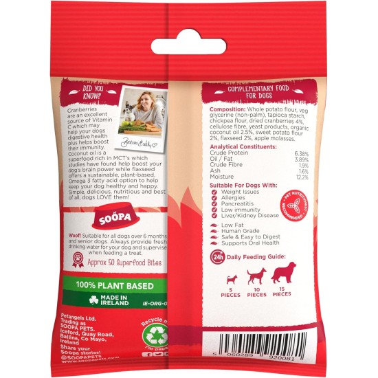 Soopa Kale and Apple Dental Sticks Dog Treat, 100 g Soopa Kale and Apple Dental Sticks Dog Treat, 100 g