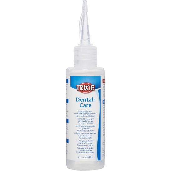 Trixie Dental Hygiene Gel With Beef Flavour, Dog/Cat Trixie Dental Hygiene Gel With Beef Flavour, Dog/Cat