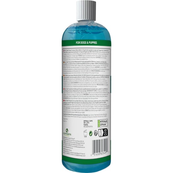 Vets Best Dental Breath Freshener for Dogs, 500 ml Vets Best Dental Breath Freshener for Dogs, 500 ml
