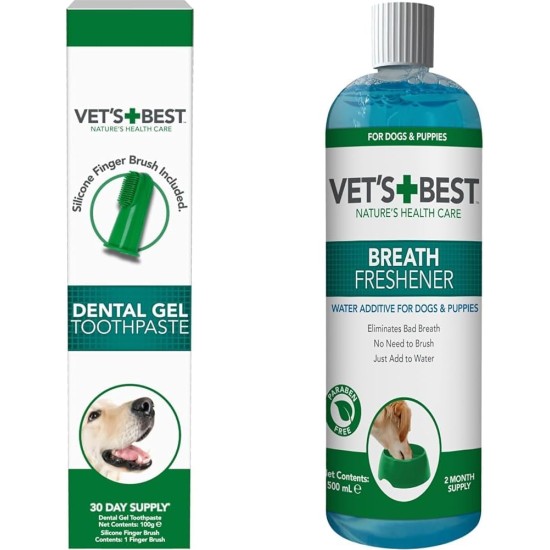 Vets Best Dental Breath Freshener for Dogs, 500 ml Vets Best Dental Breath Freshener for Dogs, 500 ml