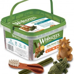 WHIMZEES By Wellness Mixed Variety Box Chew Sticks for Large Dogs for Dental Care, Size L, 14 Pack, No Added Sugar, Grain-Free, Natural, Low Fat WHIMZEES By Wellness Mixed Variety Box Chew Sticks for Large Dogs for Dental Care, Size L, 14 Pack, No Added Sugar, Grain-Free, Natural, Low Fat