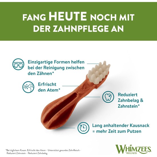 WHIMZEES By Wellness Mixed Variety Box Chew Sticks for Large Dogs for Dental Care, Size L, 14 Pack, No Added Sugar, Grain-Free, Natural, Low Fat WHIMZEES By Wellness Mixed Variety Box Chew Sticks for Large Dogs for Dental Care, Size L, 14 Pack, No Added Sugar, Grain-Free, Natural, Low Fat