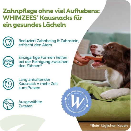 WHIMZEES By Wellness Mixed Variety Box Chew Sticks for Large Dogs for Dental Care, Size L, 14 Pack, No Added Sugar, Grain-Free, Natural, Low Fat WHIMZEES By Wellness Mixed Variety Box Chew Sticks for Large Dogs for Dental Care, Size L, 14 Pack, No Added Sugar, Grain-Free, Natural, Low Fat