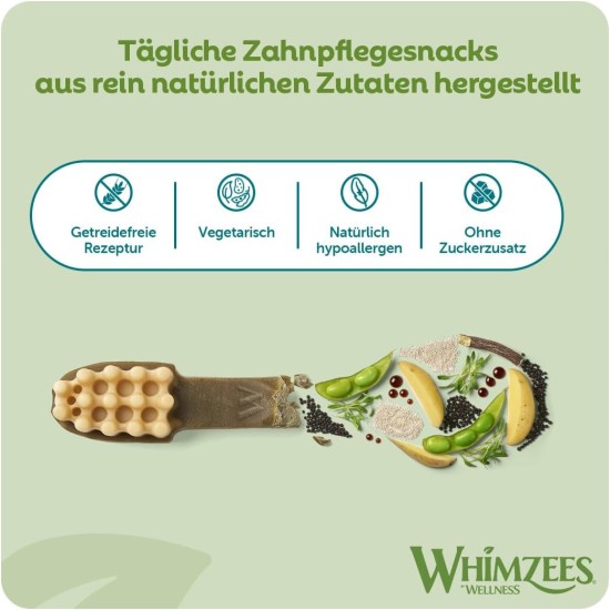 WHIMZEES By Wellness Mixed Variety Box Chew Sticks for Large Dogs for Dental Care, Size L, 14 Pack, No Added Sugar, Grain-Free, Natural, Low Fat WHIMZEES By Wellness Mixed Variety Box Chew Sticks for Large Dogs for Dental Care, Size L, 14 Pack, No Added Sugar, Grain-Free, Natural, Low Fat