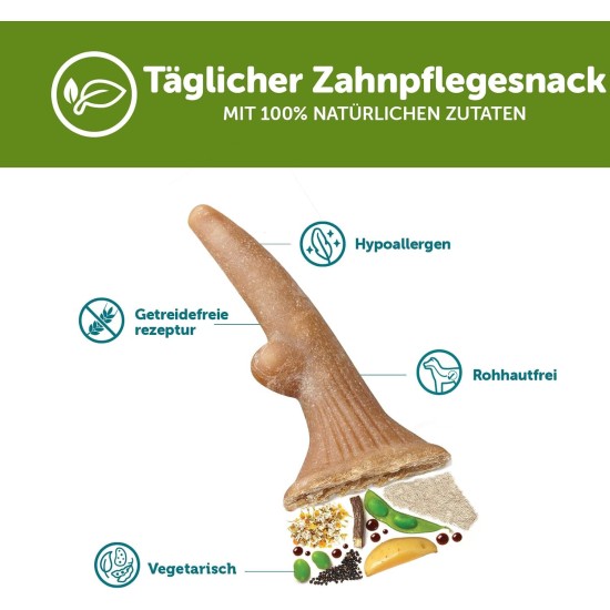 WHIMZEES by Wellness Antler Antler Dog Snack for Medium Dogs, Medium, Pack of 12, Calming, No Added Sugar, Grain-Free, Natural, Low Fat WHIMZEES by Wellness Antler Antler Dog Snack for Medium Dogs, Medium, Pack of 12, Calming, No Added Sugar, Grain-Free, Natural, Low Fat