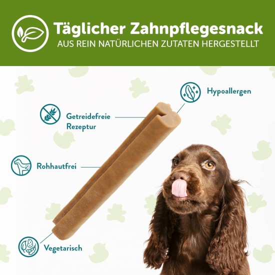 WHIMZEES by Wellness Puppy Stix, Chew Bones for Large Puppies, Dog Snack for Dental Care, Size M/L, 14 Pieces, No Added Sugar, Grain-Free, Natural, Low Fat WHIMZEES by Wellness Puppy Stix, Chew Bones for Large Puppies, Dog Snack for Dental Care, Size M/L, 14 Pieces, No Added Sugar, Grain-Free, Natural, Low Fat