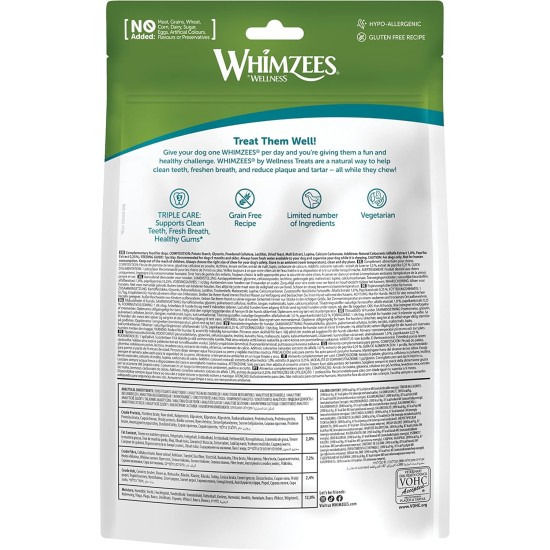 Whimzees Natural Cereal-Free Dental Treats for Dogs, Various Types and Sizes Whimzees Natural Cereal-Free Dental Treats for Dogs, Various Types and Sizes
