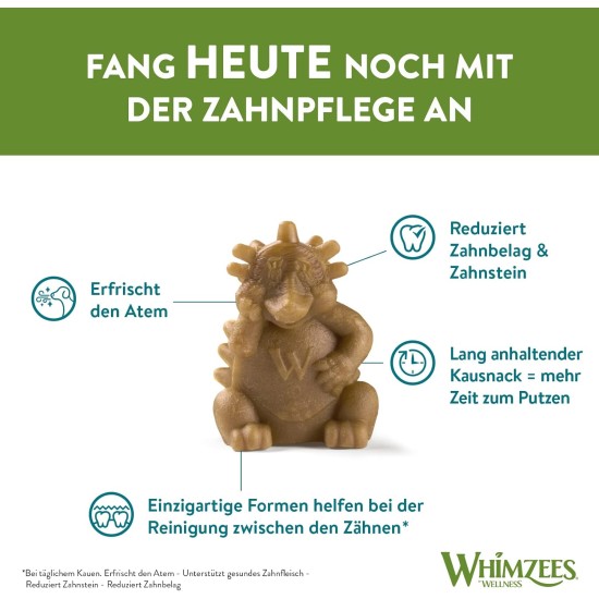 Whimzees natural grain-free dental care snacks, chew sticks for dogs, crocodile Whimzees natural grain-free dental care snacks, chew sticks for dogs, crocodile