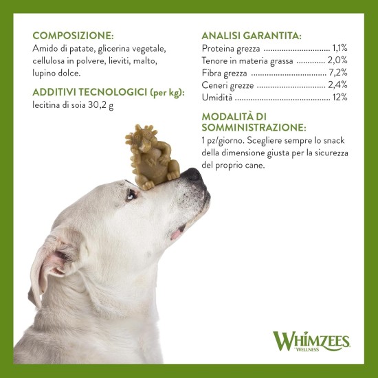 Whimzees natural grain-free dental care snacks, chew sticks for dogs, crocodile Whimzees natural grain-free dental care snacks, chew sticks for dogs, crocodile