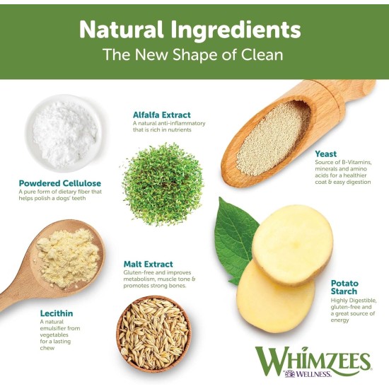 Whimzees natural grain-free dental care snacks, chew sticks for dogs, crocodile Whimzees natural grain-free dental care snacks, chew sticks for dogs, crocodile