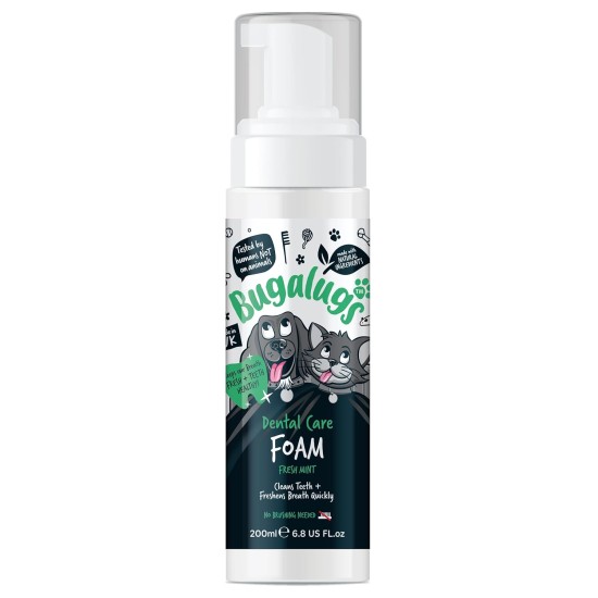 Zahnschaum für Hunde – 200 ml – frischer Minzgeschmack – Mundhygiene ohne Bürste, reduziert Plaque und schlechten Atem, einfach zu bedienen für die tägliche Zahnpflege Zahnschaum für Hunde – 200 ml – frischer Minzgeschmack – Mundhygiene ohne Bürste, reduziert Plaque und schlechten Atem, einfach zu bedienen für die tägliche Zahnpflege