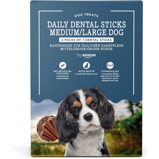 by Amazon - Chew Sticks for Daily Dental Care - Small Dogs, 220 g by Amazon - Chew Sticks for Daily Dental Care - Small Dogs, 220 g