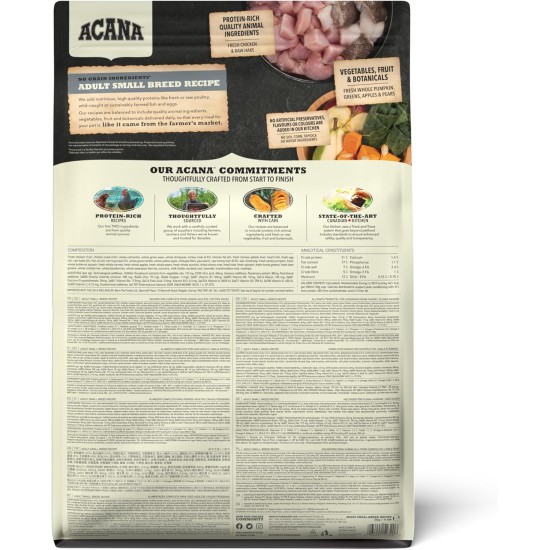 Acana Food for Adult Dog Small Breed, 2 kg Acana Food for Adult Dog Small Breed, 2 kg