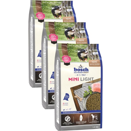 Bosch HPC Mini Light | Dry Dog Food for Overweight Dogs of Small Breeds (up to 15 kg), 1 x 2.5 kg Bosch HPC Mini Light | Dry Dog Food for Overweight Dogs of Small Breeds (up to 15 kg), 1 x 2.5 kg