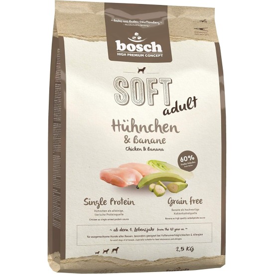 Bosch HPC Plus Ostrich & Potato Dog Food for Adult Dogs of All Breeds, Single Protein, Grain-Free Bosch HPC Plus Ostrich & Potato Dog Food for Adult Dogs of All Breeds, Single Protein, Grain-Free