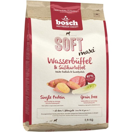 Bosch HPC Plus Ostrich & Potato Dog Food for Adult Dogs of All Breeds, Single Protein, Grain-Free Bosch HPC Plus Ostrich & Potato Dog Food for Adult Dogs of All Breeds, Single Protein, Grain-Free