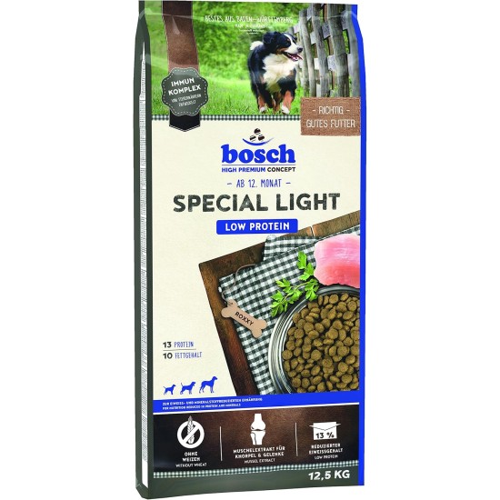Bosch HPC Special Light Dry Dog Food for Protein- and Mineral-Reduced Nutrition, 1 x Bosch HPC Special Light Dry Dog Food for Protein- and Mineral-Reduced Nutrition, 1 x