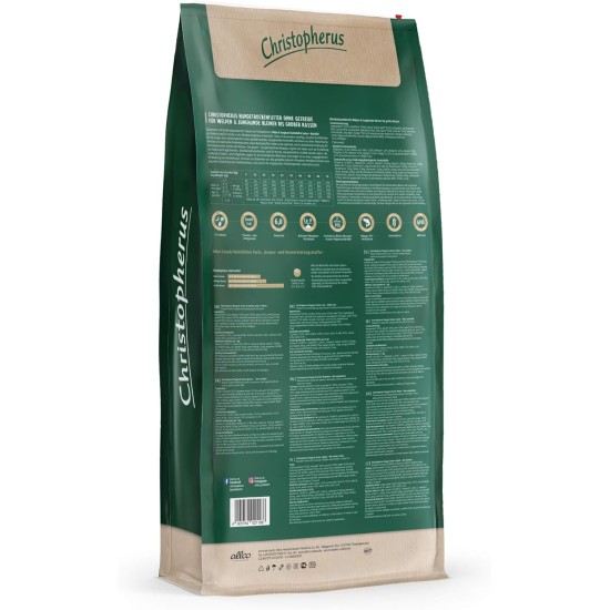 Christopherus Grainfree Small to Large Breed Dog Puppy Dry Food Lamb + Potato 12kg Christopherus Grainfree Small to Large Breed Dog Puppy Dry Food Lamb + Potato 12kg
