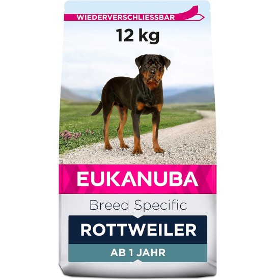Eukanuba Adult Breed Specific Rottweiler Food, 12 kg Eukanuba Adult Breed Specific Rottweiler Food, 12 kg