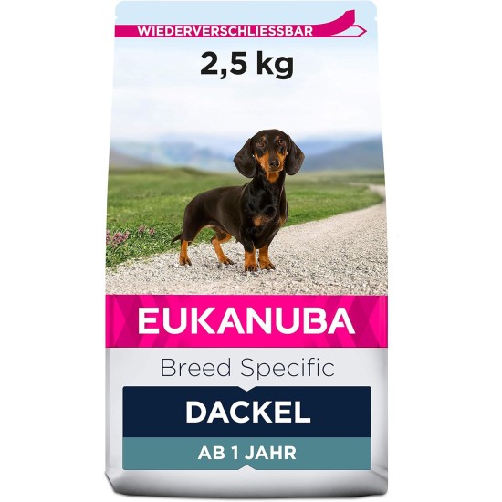 Eukanuba Adult Breeds Specific Dachshund Chicken, 2.5 kg Eukanuba Adult Breeds Specific Dachshund Chicken, 2.5 kg