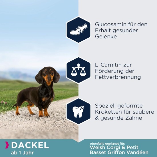 Eukanuba Adult Breeds Specific Dachshund Chicken, 2.5 kg Eukanuba Adult Breeds Specific Dachshund Chicken, 2.5 kg