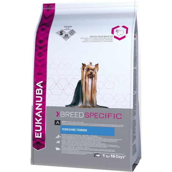 Eukanuba Breed Nutrition Yorkshire Terrier Dry Food, 2 Kg, Pack of 1 Eukanuba Breed Nutrition Yorkshire Terrier Dry Food, 2 Kg, Pack of 1
