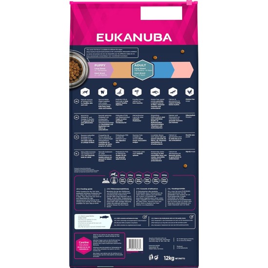 Eukanuba Dog Food Grain-Free with Fish for Large Breeds - Dry Food for Adult Dogs, 12 kg Eukanuba Dog Food Grain-Free with Fish for Large Breeds - Dry Food for Adult Dogs, 12 kg