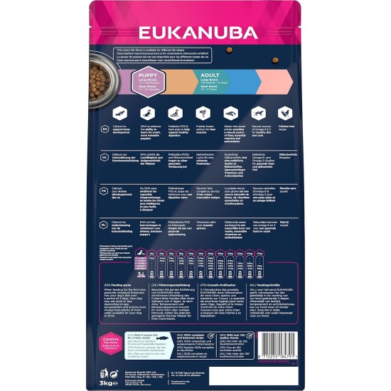 Eukanuba Dog Food Grain-Free with Fish for Large Breeds - Dry Food for Adult Dogs, 12 kg Eukanuba Dog Food Grain-Free with Fish for Large Breeds - Dry Food for Adult Dogs, 12 kg