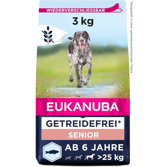 Eukanuba Dog Food Grain-Free with Fish for Large Breeds - Dry Food for Adult Dogs, 12 kg Eukanuba Dog Food Grain-Free with Fish for Large Breeds - Dry Food for Adult Dogs, 12 kg