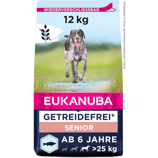Eukanuba Dog Food Grain-Free with Fish for Large Breeds - Dry Food for Adult Dogs, 12 kg Eukanuba Dog Food Grain-Free with Fish for Large Breeds - Dry Food for Adult Dogs, 12 kg