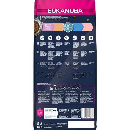 Eukanuba Dog Food Grain-Free with Fish for Large Breeds - Dry Food for Adult Dogs, 12 kg Eukanuba Dog Food Grain-Free with Fish for Large Breeds - Dry Food for Adult Dogs, 12 kg
