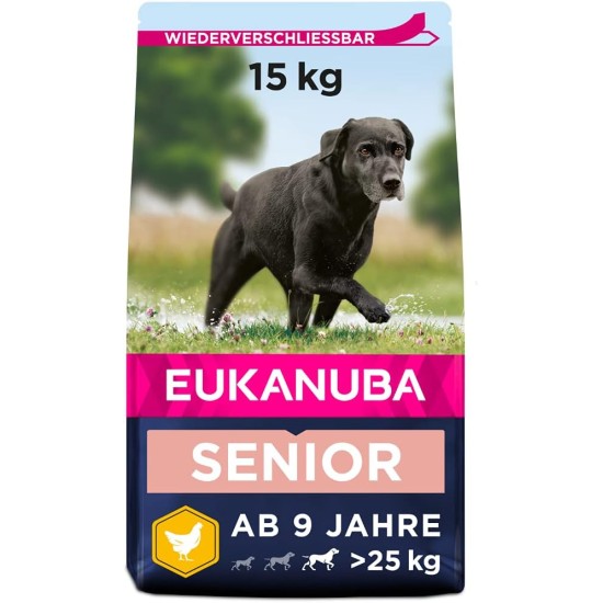Eukanuba Dog Food for Large Breeds, Premium Dry Food with Fresh Chicken, 15 kg Eukanuba Dog Food for Large Breeds, Premium Dry Food with Fresh Chicken, 15 kg