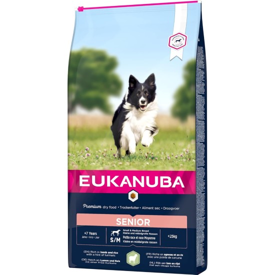Eukanuba Dog Food with Lamb and Rice for Small/Medium Breed, 12 Kg Eukanuba Dog Food with Lamb and Rice for Small/Medium Breed, 12 Kg