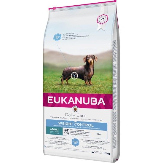 Eukanuba Dry Dog Food Adult Weight Control with Large Breed Chicken,15 kg Eukanuba Dry Dog Food Adult Weight Control with Large Breed Chicken,15 kg