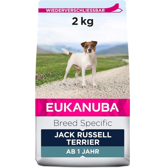 Eukanuba Dry Dog Food Breed Nutrition with Jack Russell, 2 kg Eukanuba Dry Dog Food Breed Nutrition with Jack Russell, 2 kg
