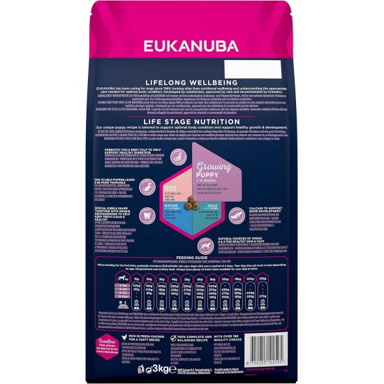 Eukanuba Small Breed Dog Food Premium Dry Fresh Chicken Food - Various Ages, 15 kg Eukanuba Small Breed Dog Food Premium Dry Fresh Chicken Food - Various Ages, 15 kg