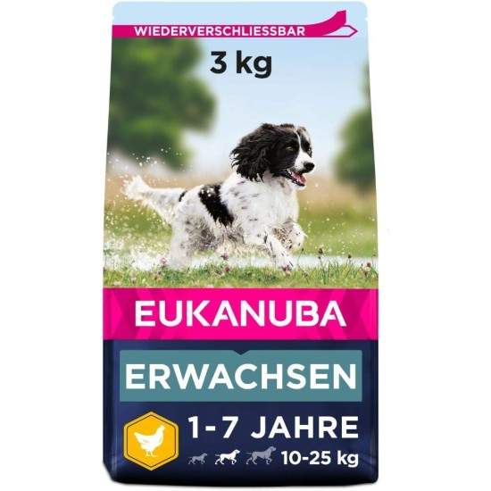 Eukanuba Small Breed Dog Food Premium Dry Fresh Chicken Food - Various Ages, 3 kg Eukanuba Small Breed Dog Food Premium Dry Fresh Chicken Food - Various Ages, 3 kg